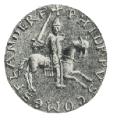 Sceau de Philippe, fils de Thierry d'Alsace